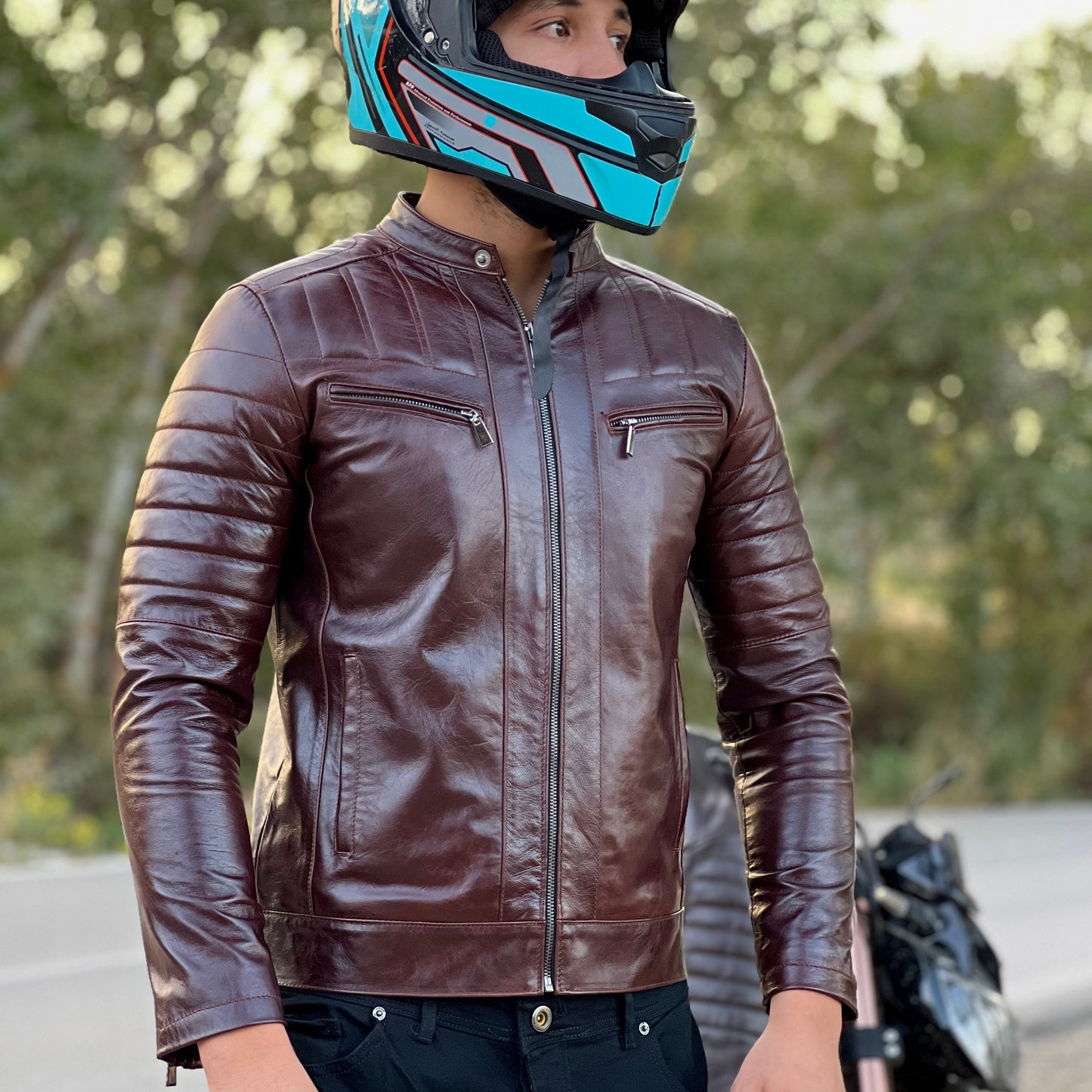 Jacket cuir 100% ✅